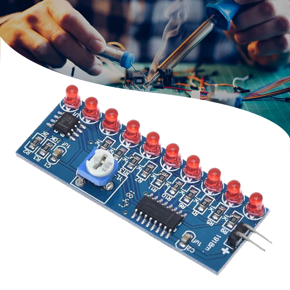 Diy Electronics News - Smart Electronics Kits NE555+CD4017 Light Water