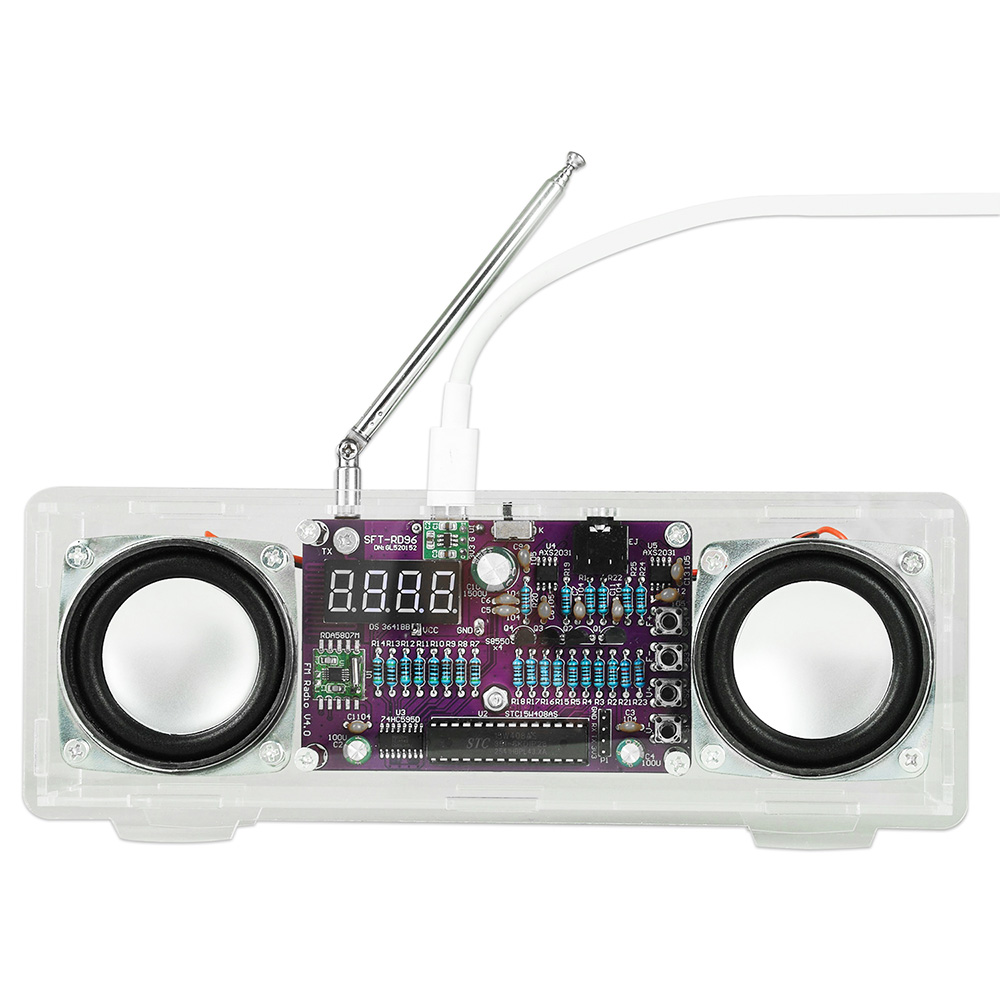 Diy Audio Electronics Projects - 87.5MHz~108MHz FM Radio Electronic Soldering Project