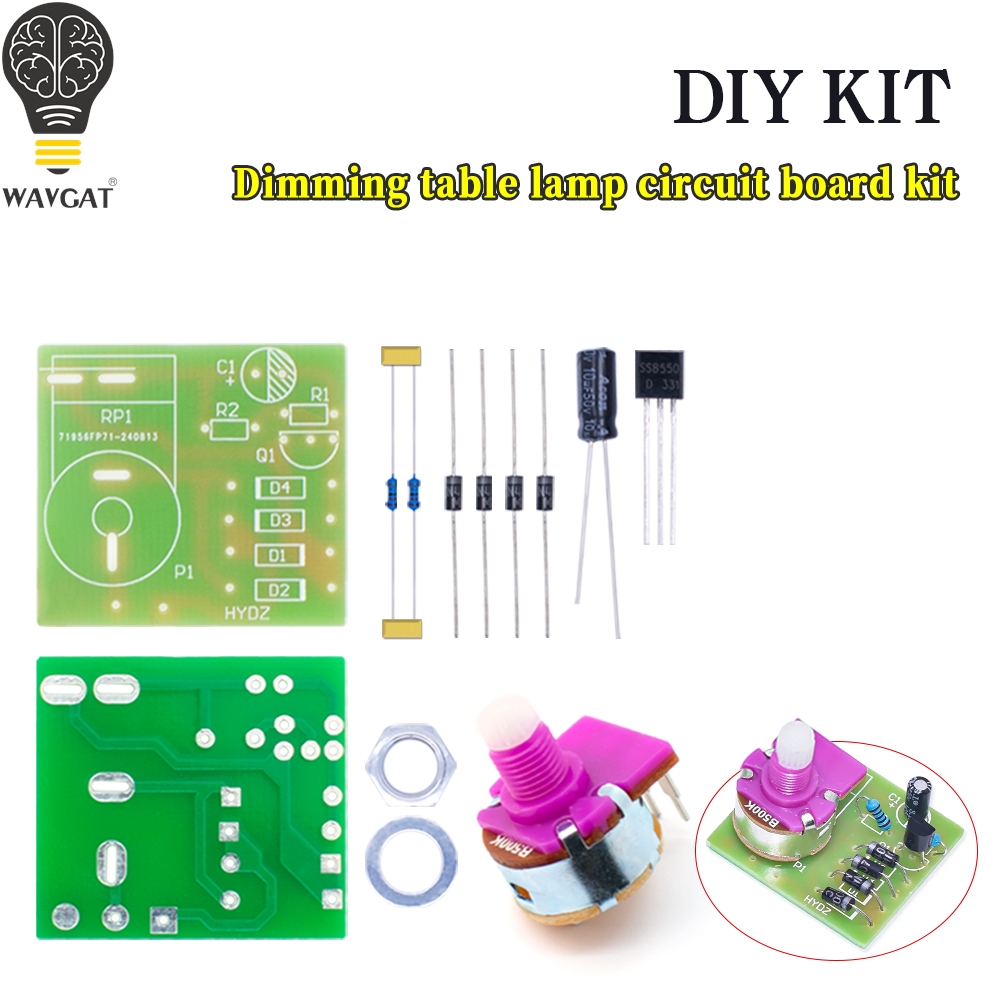 Diy Electronics Desk - Transistor BT33 Desk Lamp Dimmable Circuit