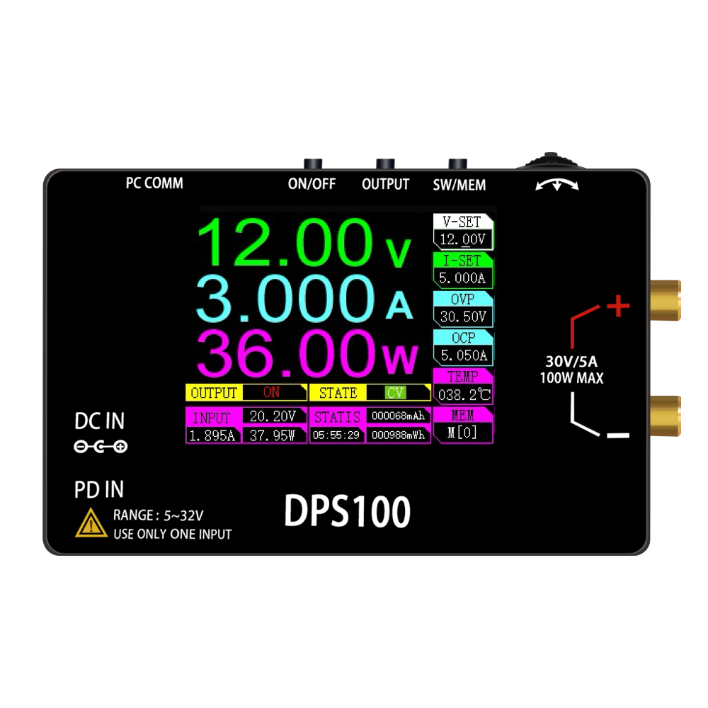 Dc Power Supply Variable - DPS100 Pocket Laboratory DC Power Supply