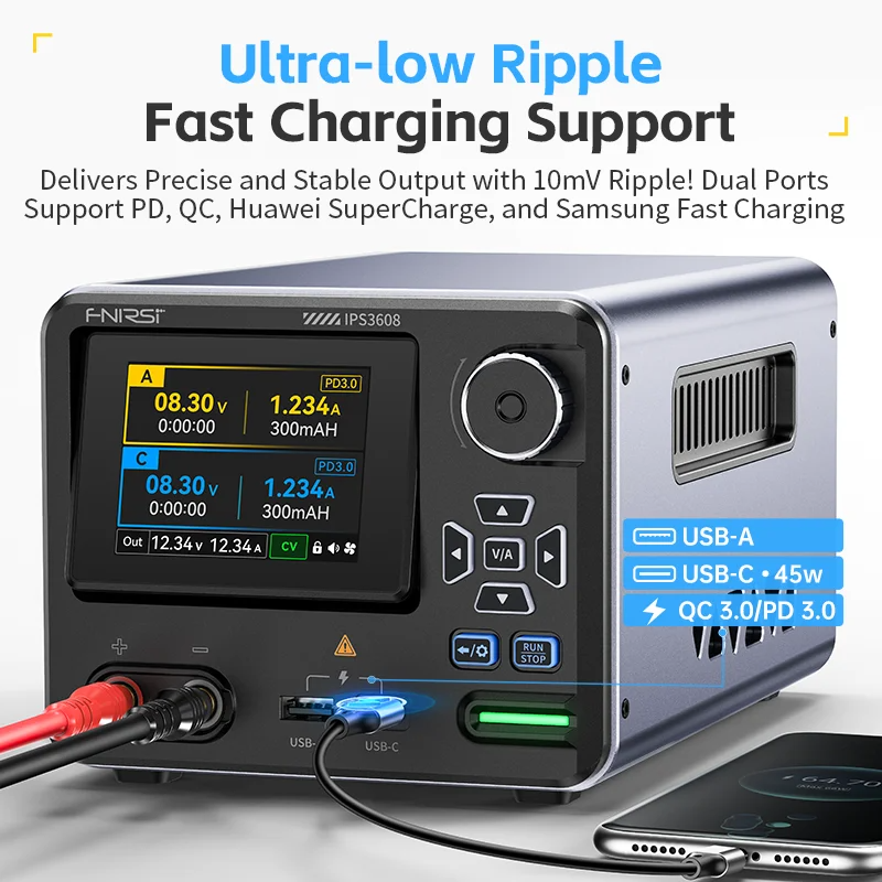 Dc Power Supply Variable - FNIRSI IPS3608 Adjustable DC Power Supply