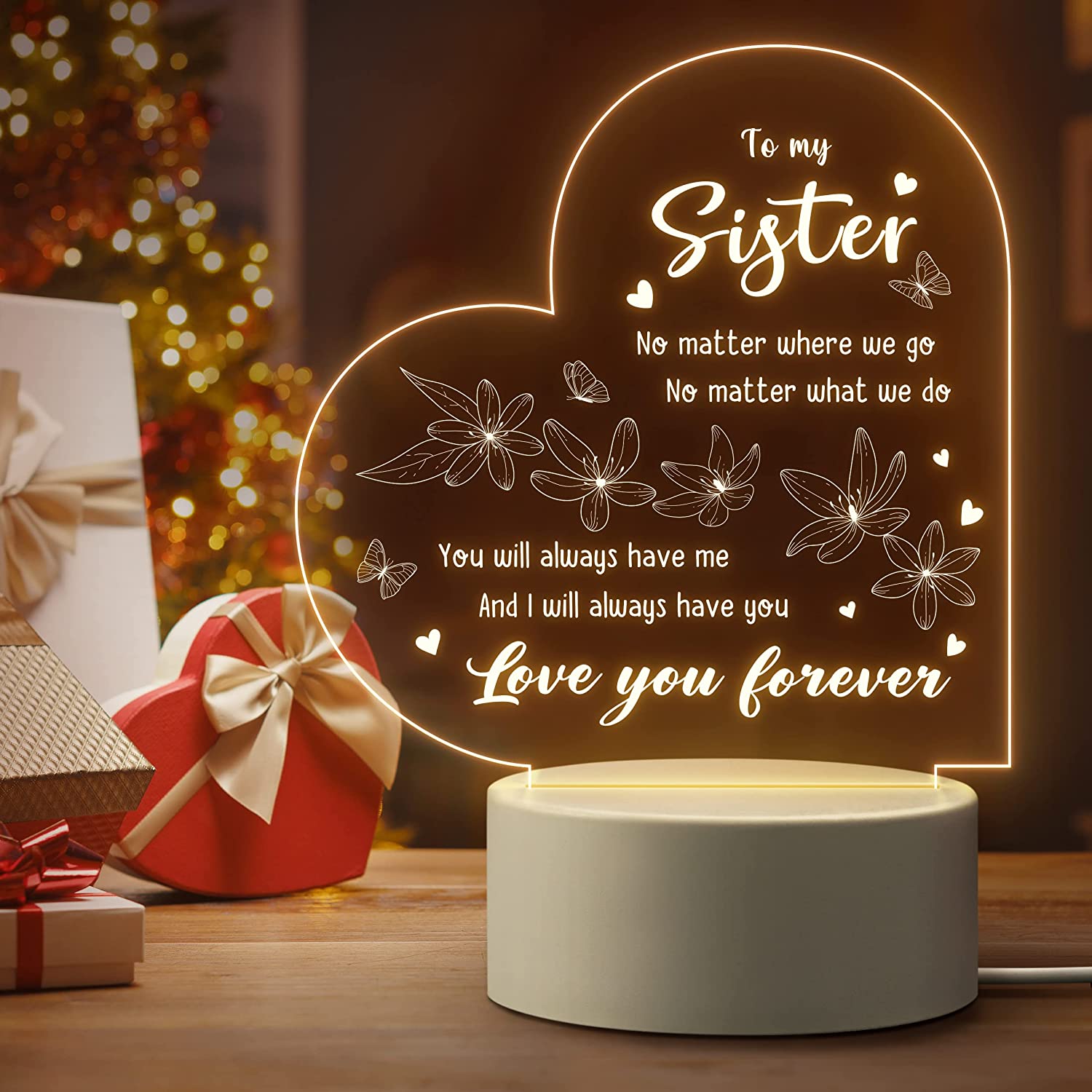 To My Sister NEW  Night Light  - Diy Electronics News review and price