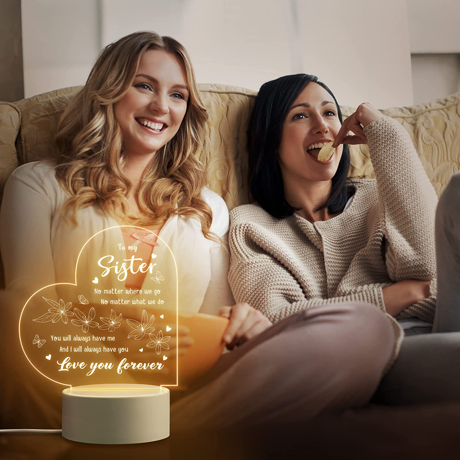 To My Sister NEW  Night Light  - Diy Electronics News review and price