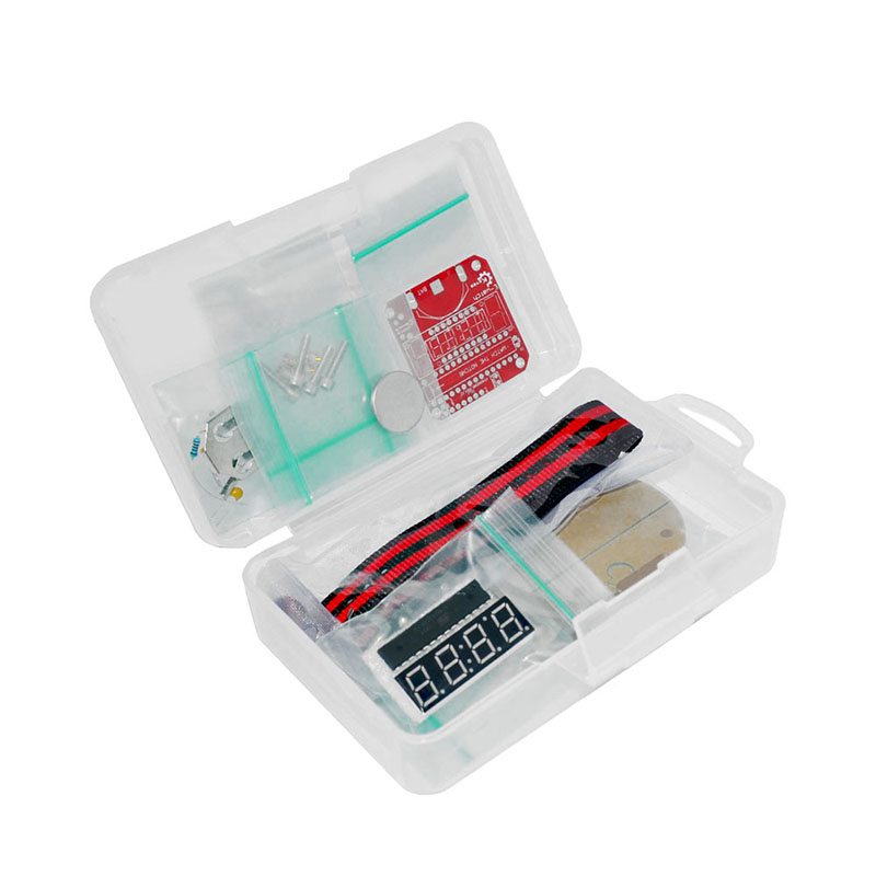 Single Chip LED Kit Clock DIY  - Diy Electronics Kits review and price