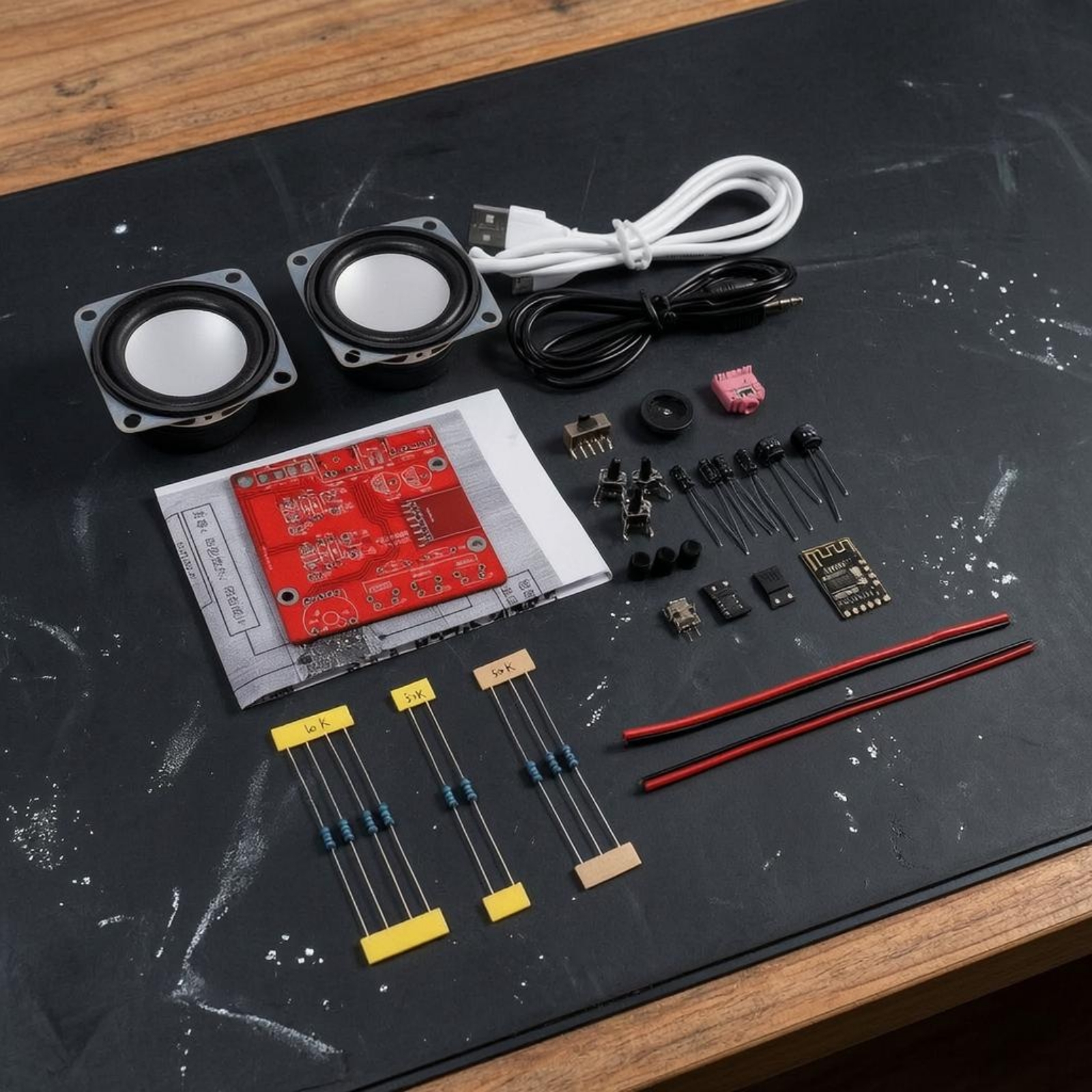 DIY Bluetooth Speaker Kit USB  - Diy Audio Electronics Projects review and price