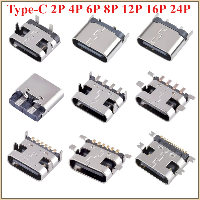 10Pcs USB Connector Type C Fem - Smd Solder Paste review and price