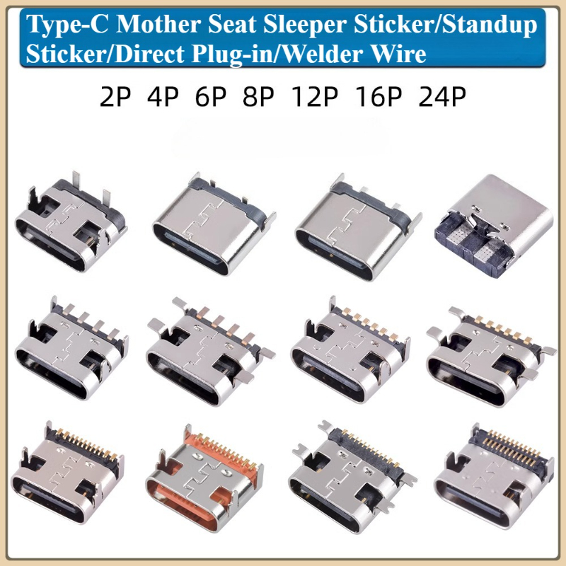 10Pcs USB Connector Type C Fem - Smd Solder Paste review and price