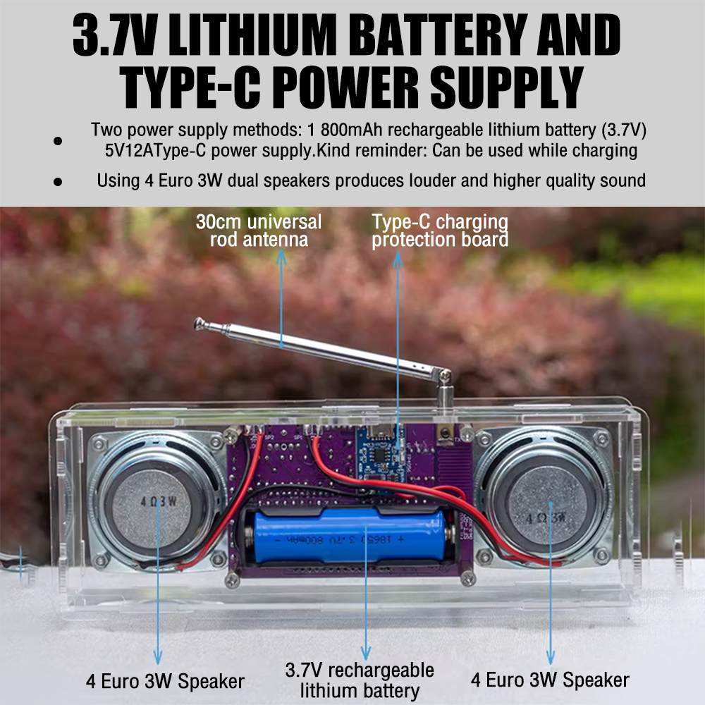 87.5MHz~108MHz FM Radio Electr - Diy Audio Electronics Projects review and price
