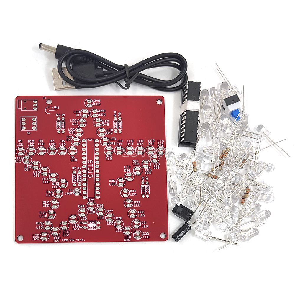 Colorful Dazzling LED Pentagra - Diy Electronics News review and price