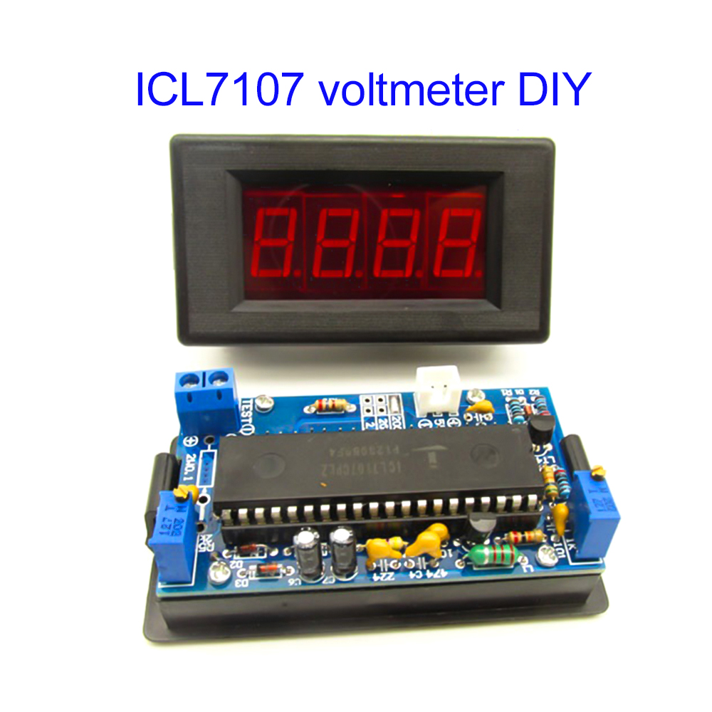 ICL7107 Voltmeter DIY Kit Part - Diy Analog Electronics review and price