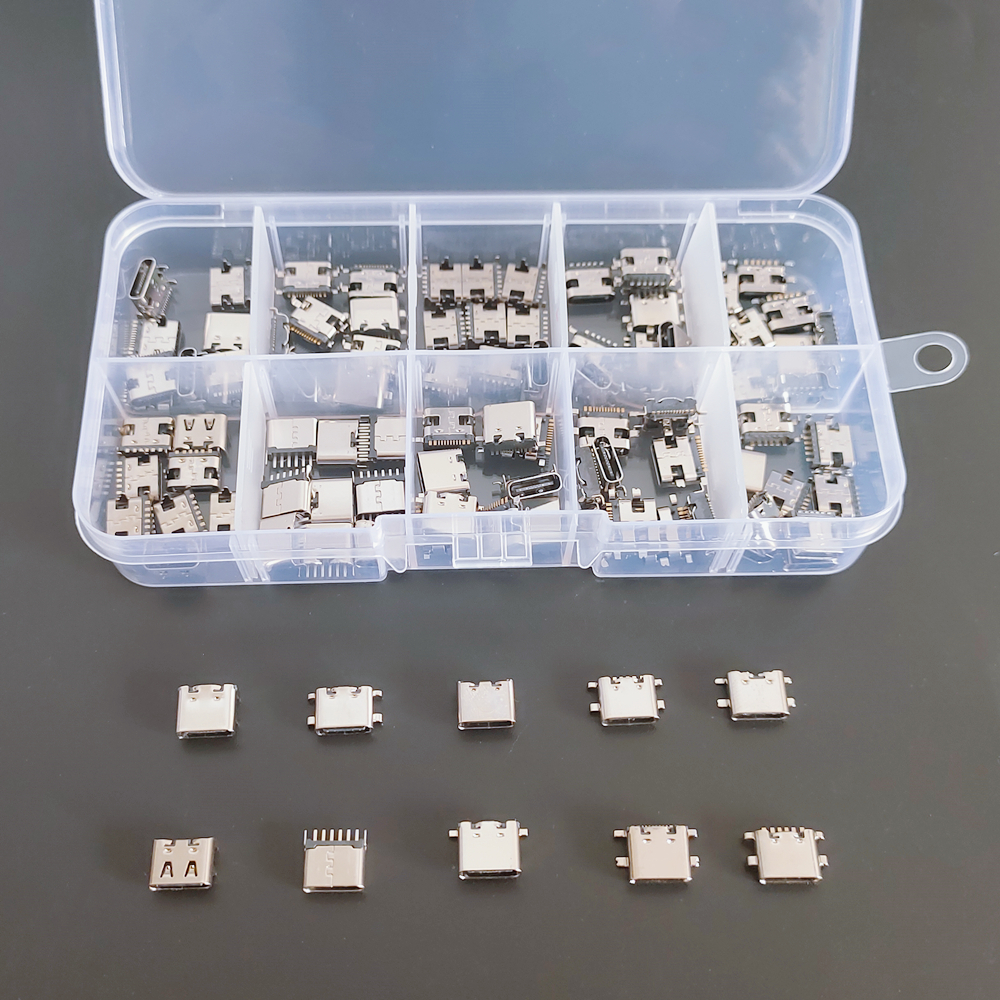 100Pcs/box 10Models USB Type C - Smd Solder Paste review and price