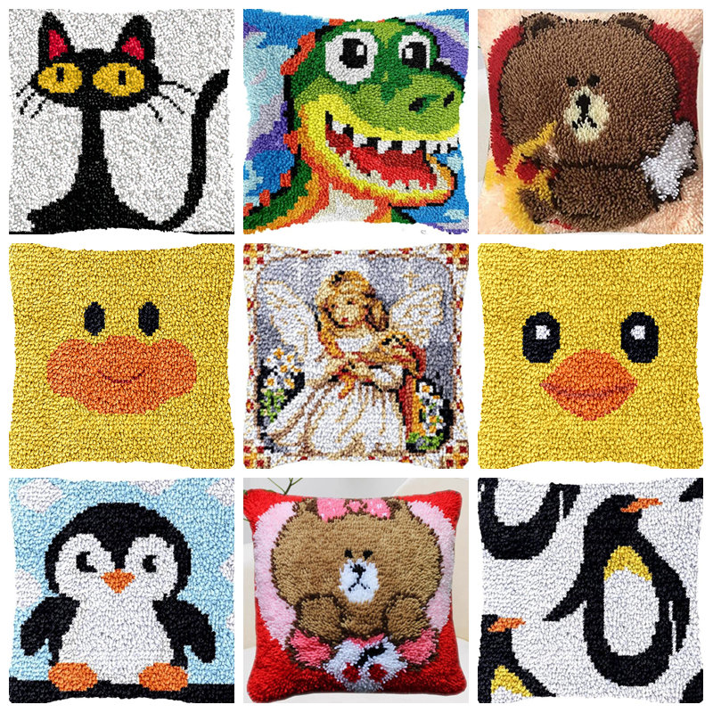 Cartoon Embroidery Latch Hook  - Diy Electronics Watch review and price