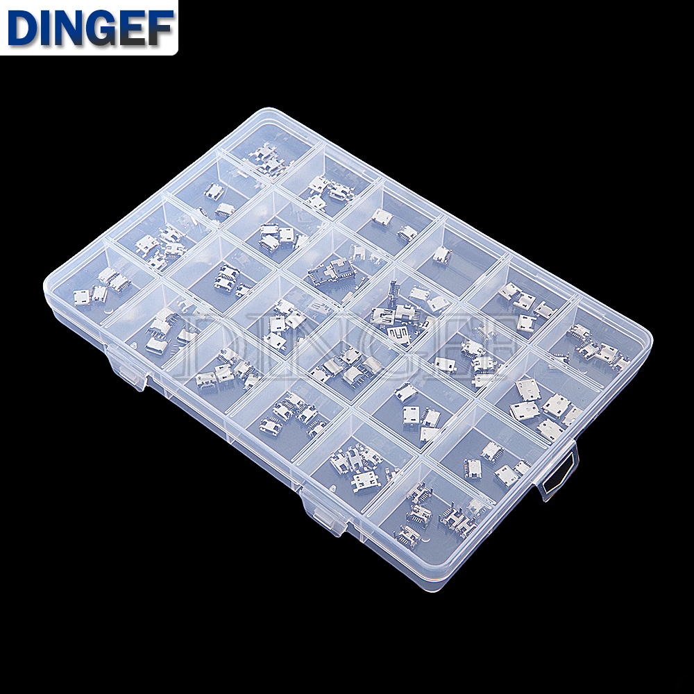 120Pcs Micro USB Connector Kit - Smd Solder Paste review and price