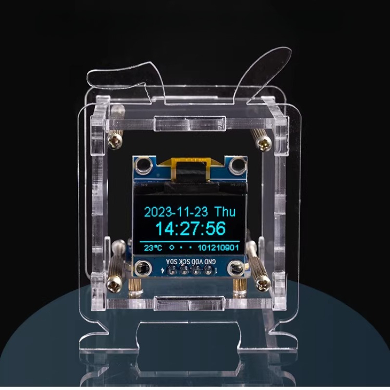 Mini Desk Clock Kit Weather Fo - Diy Electronics Desk review and price