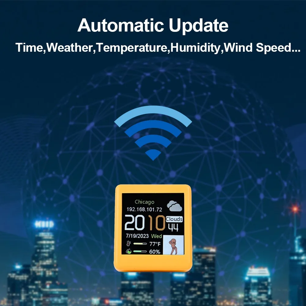 MINI Smart Clock WIFI clock We - Diy Electronics Desk review and price