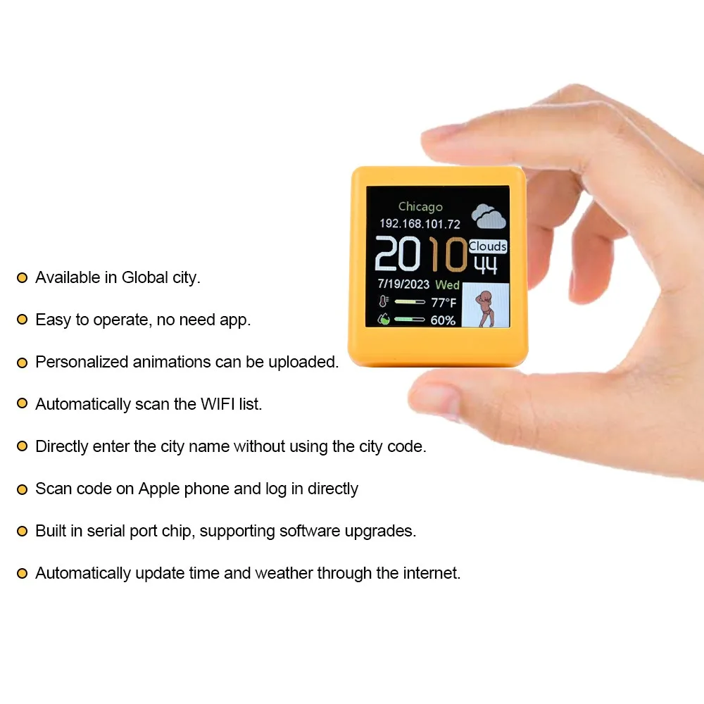 MINI Smart Clock WIFI clock We - Diy Electronics Desk review and price