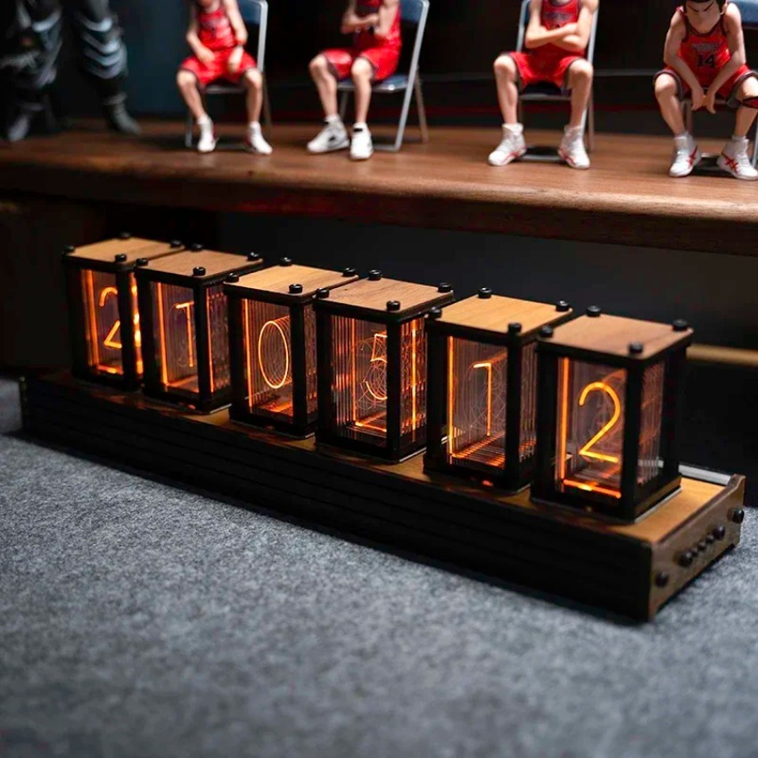 Luxury Nixie Glow Tube Clock W - Diy Electronics Desk review and price