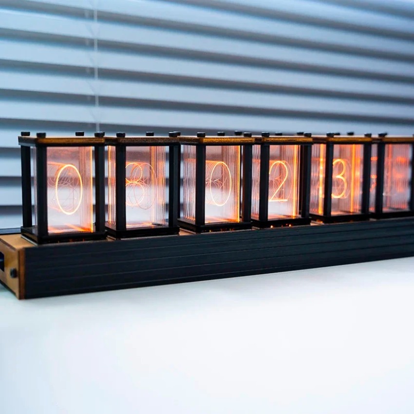 Luxury Nixie Glow Tube Clock W - Diy Electronics Desk review and price