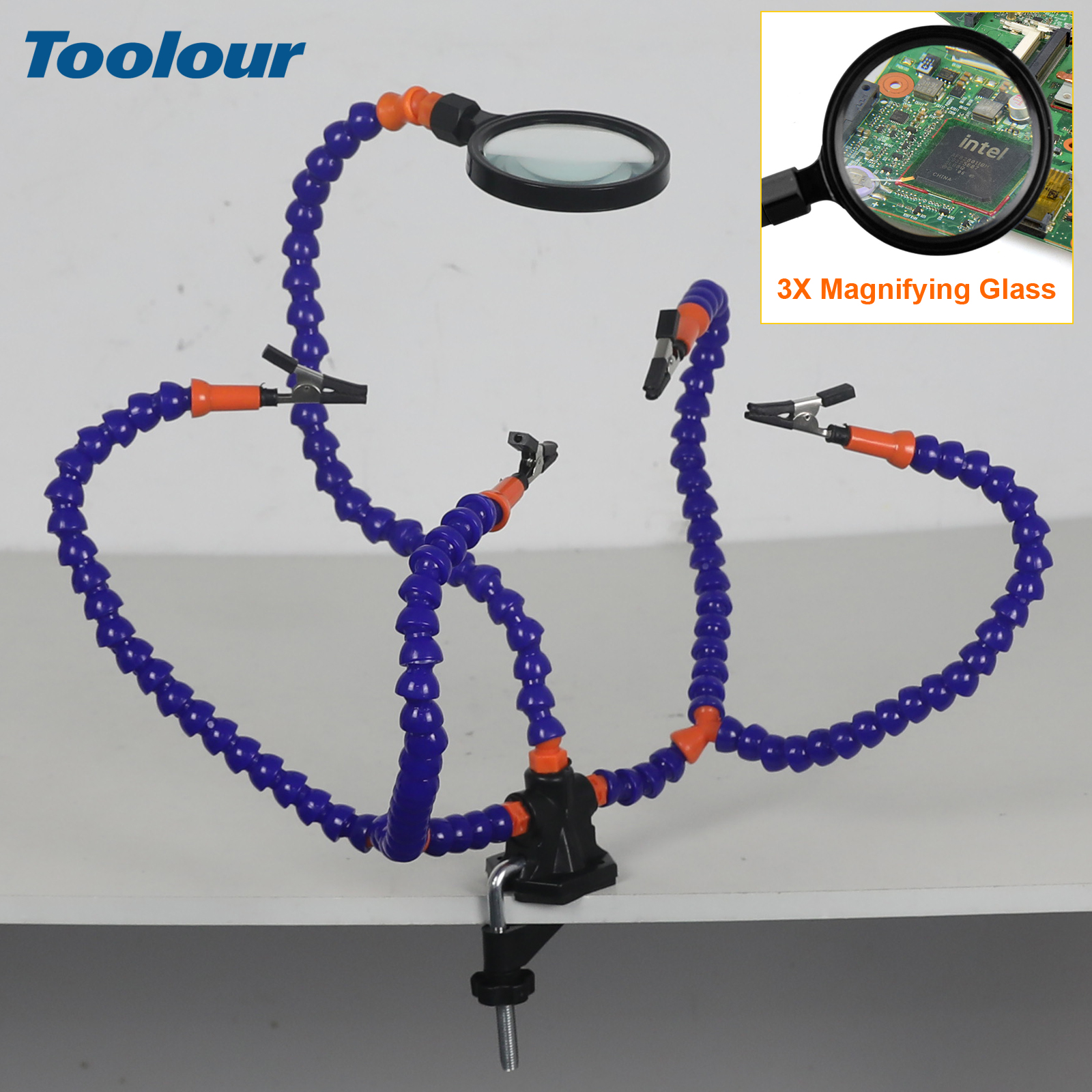 Toolour Soldering Third Hand T - Diy Electronics Desk review and price