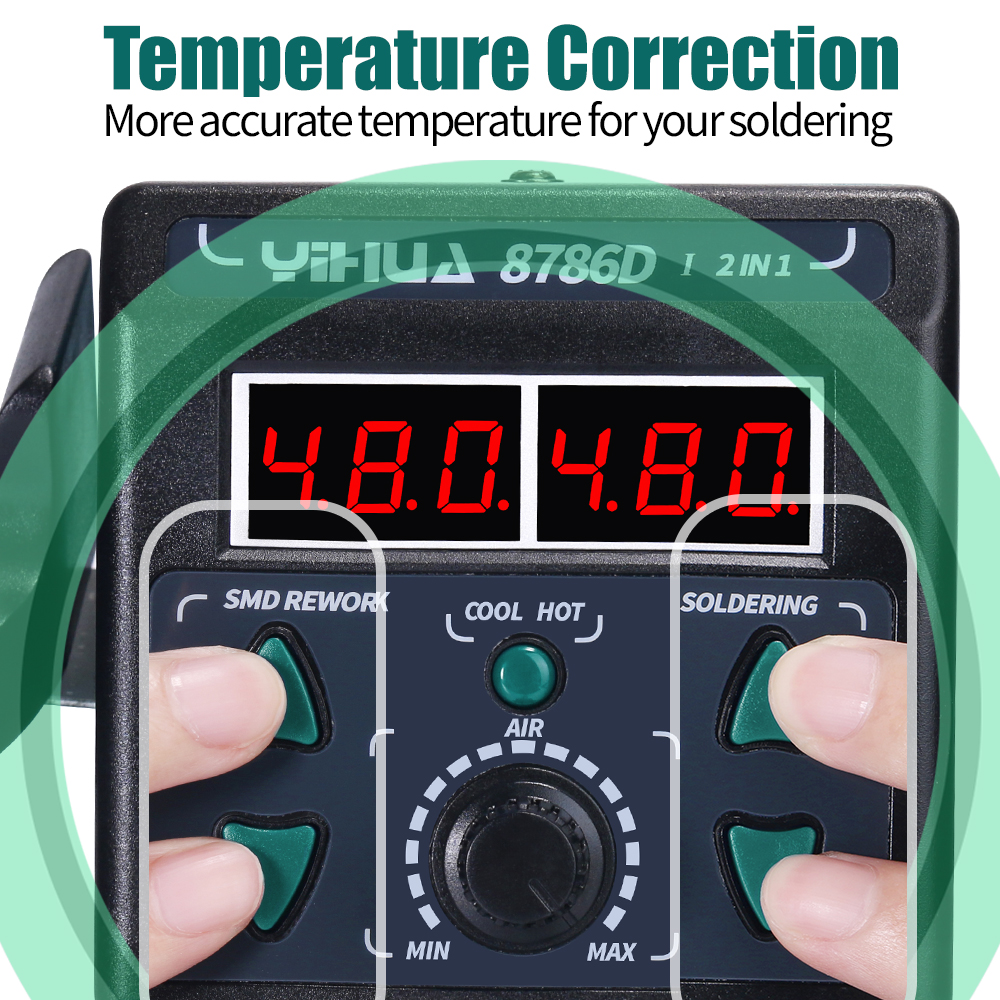 YIHUA 8786D Soldering Iron Hot - Smd Solder Paste review and price