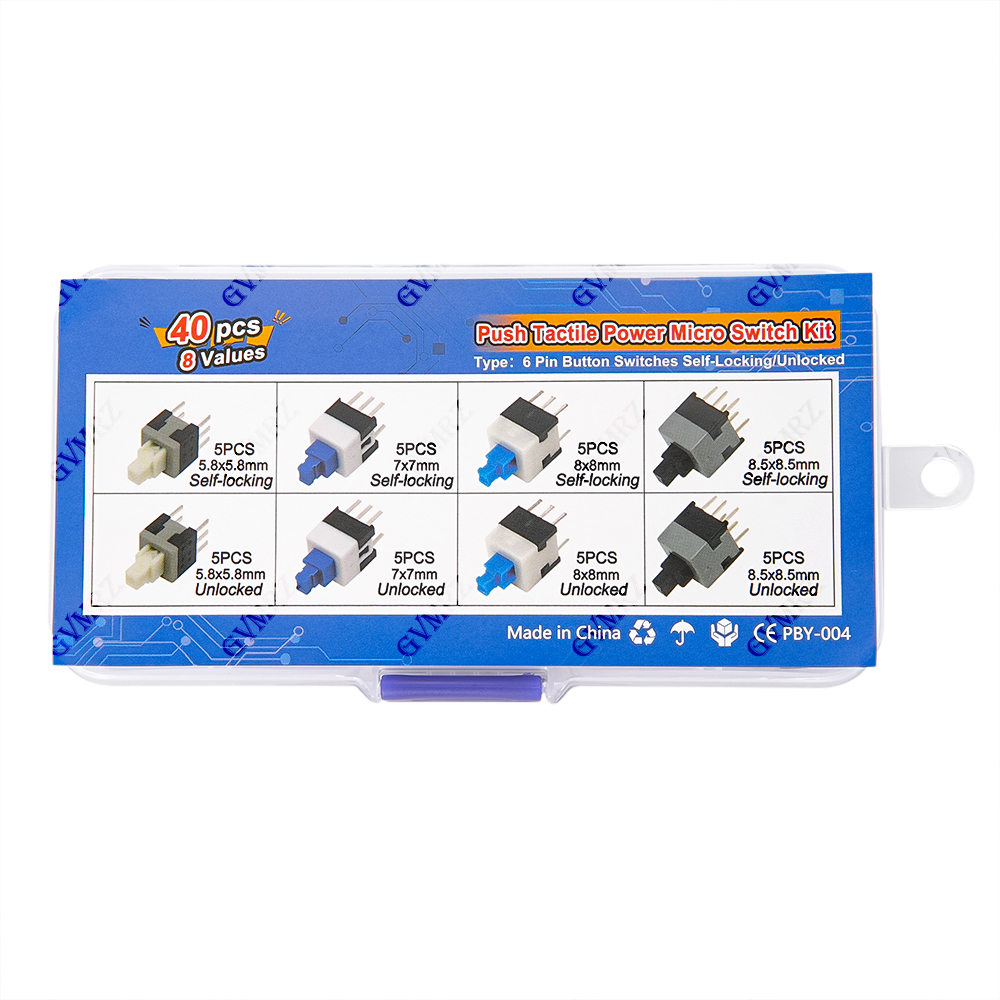 40PCS 8Values Push Tactile Mic - Diy Home Electronics Projects review and price