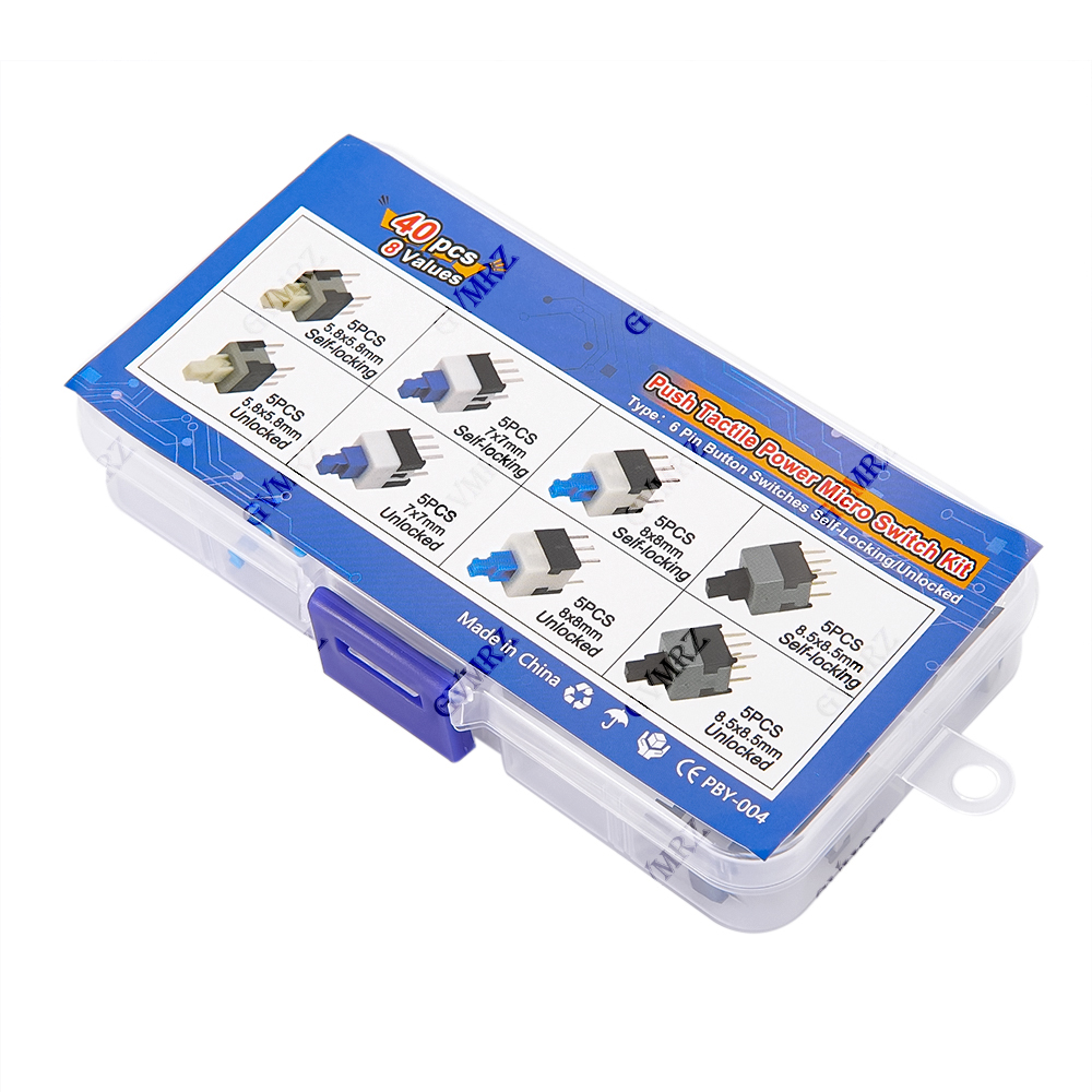 40PCS 8Values Push Tactile Mic - Diy Home Electronics Projects review and price
