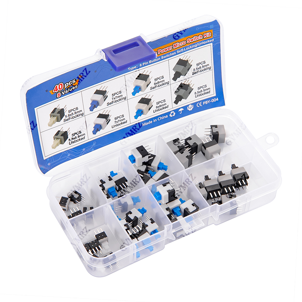 40PCS 8Values Push Tactile Mic - Diy Home Electronics Projects review and price