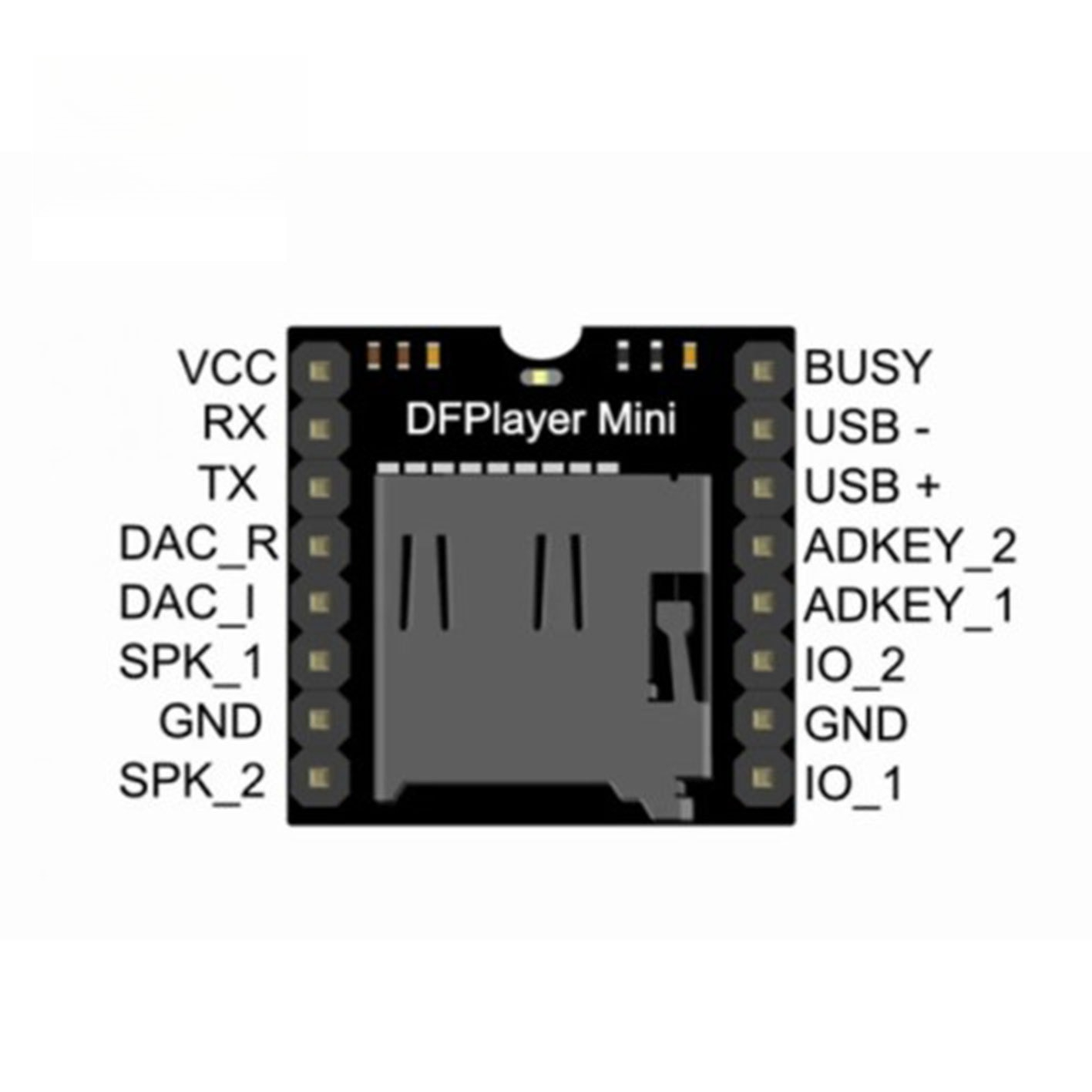 6pcs Mini MP3 Player Module DF - Diy Audio Electronics Projects review and price