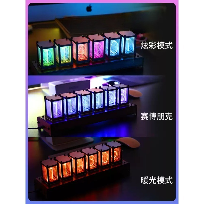 DIY Electronic Tube Clock LED  - Diy Electronics Desk review and price