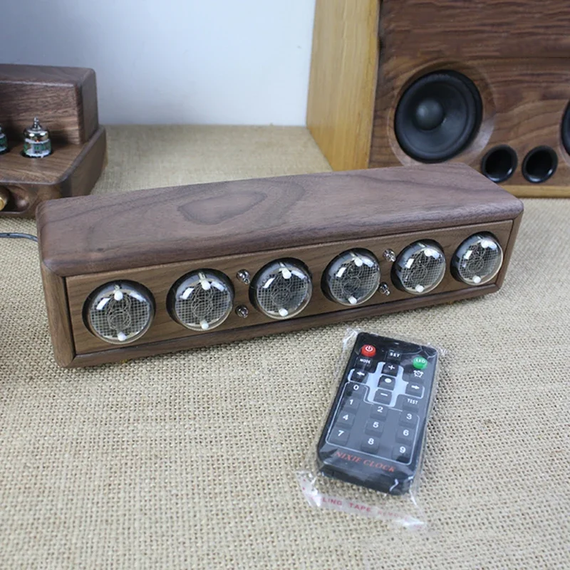 Luxury Wood Nixie Tube Clock D - Diy Electronics Desk review and price