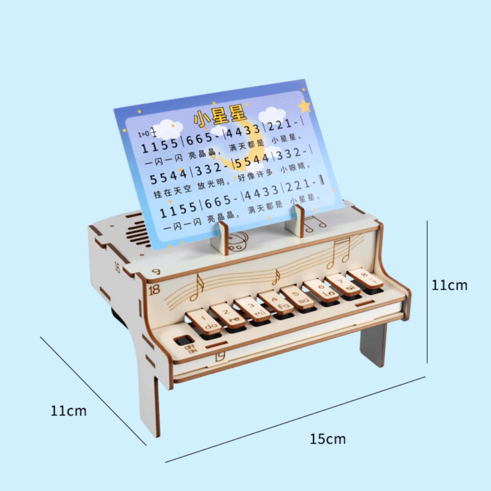 DIY Wooden Electronic Piano Mo - Diy Home Electronics Projects review and price