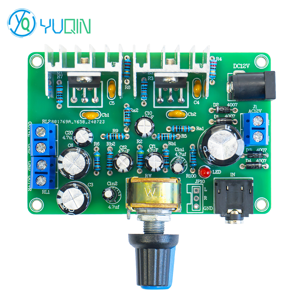TDA2030A Stereo Amplifier Boar - Diy Audio Electronics Projects review and price