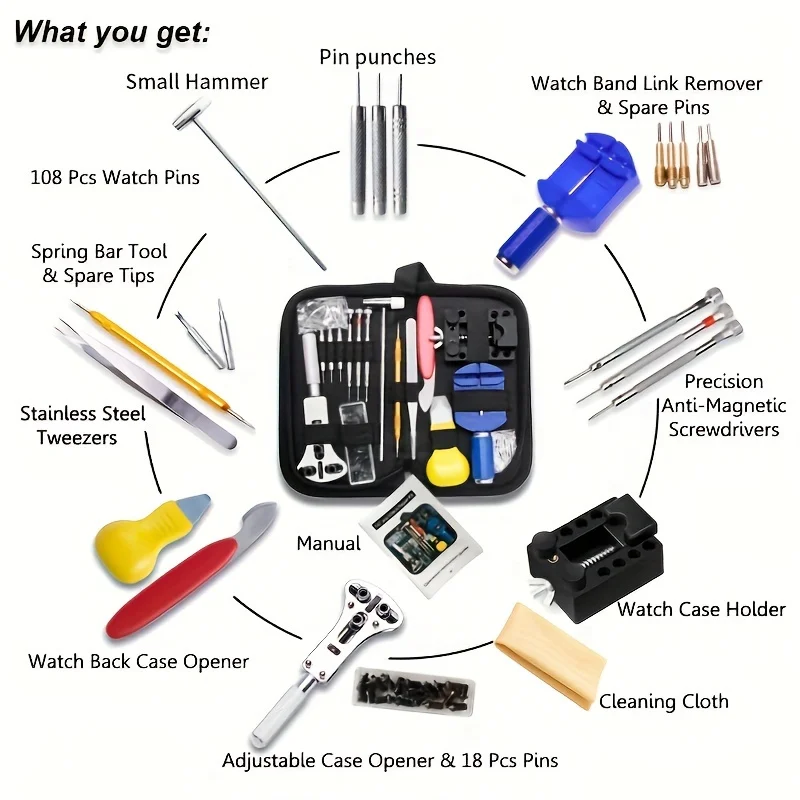 147pcs/set Watchmaker Watch Re - Diy Electronics Watch review and price