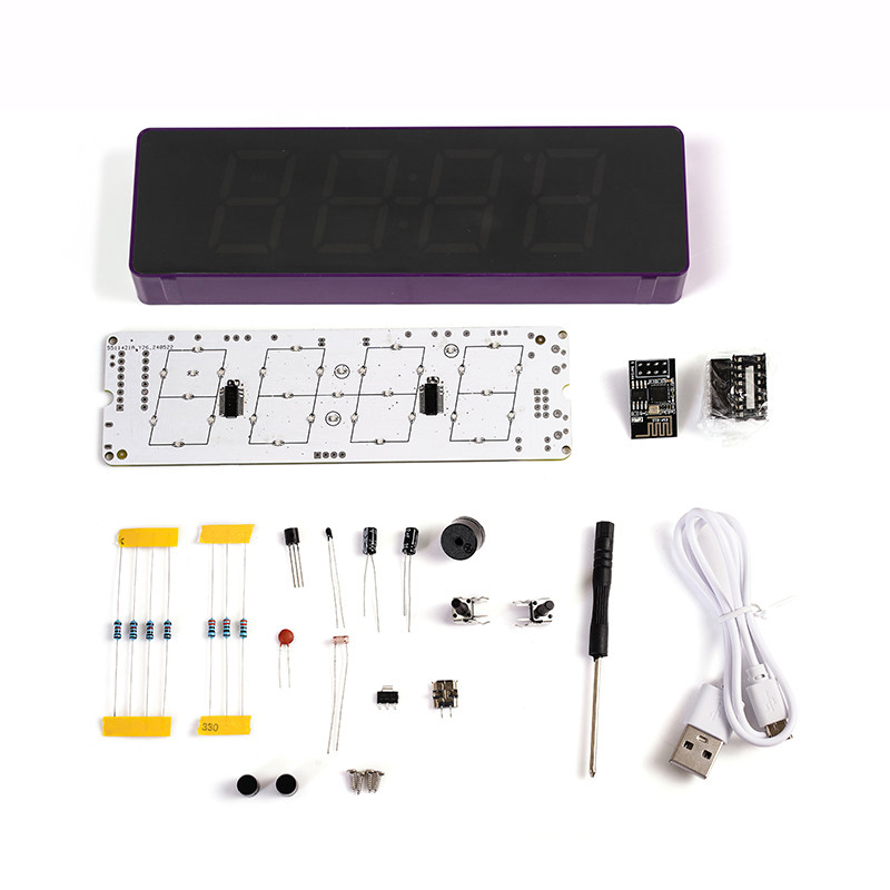 WiFi Electronic Clock Welding  - Diy Electronics Desk review and price