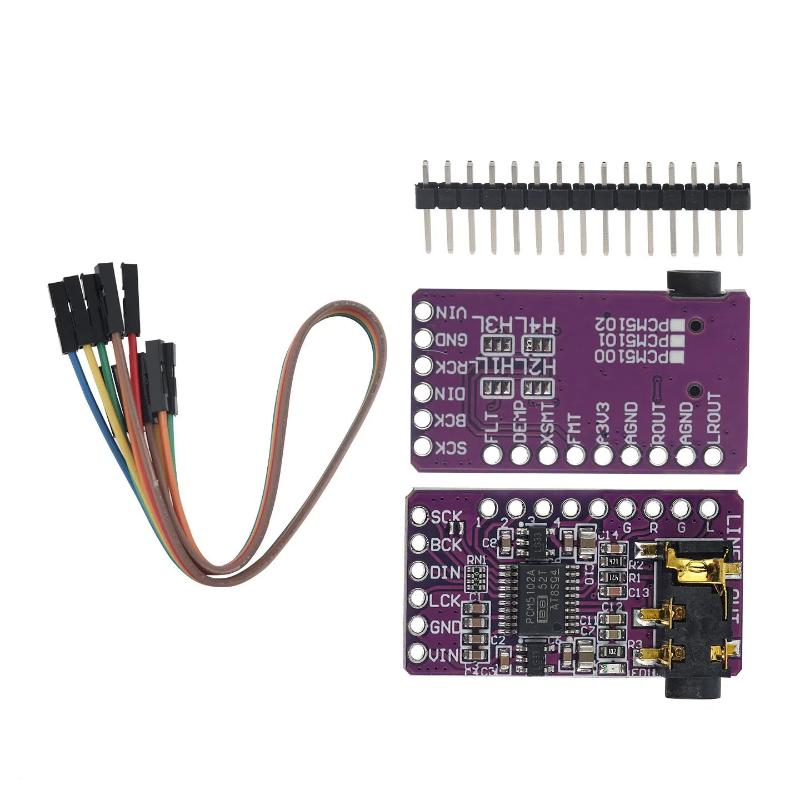 PCM5102 I2S DAC Decoder Board  - Diy Audio Electronics Projects review and price