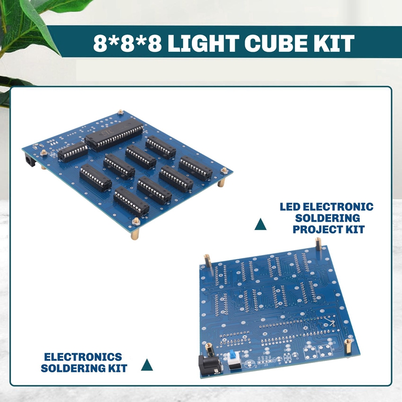 New 3D8 8x8x8 3MM Squared LED  - Diy Electronics Cleaner review and price