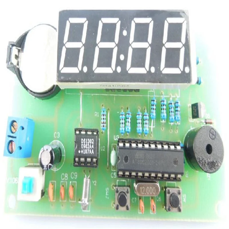 10pcs DIY Kit AT89C2051 4-bit  - Diy Audio Electronics Projects review and price