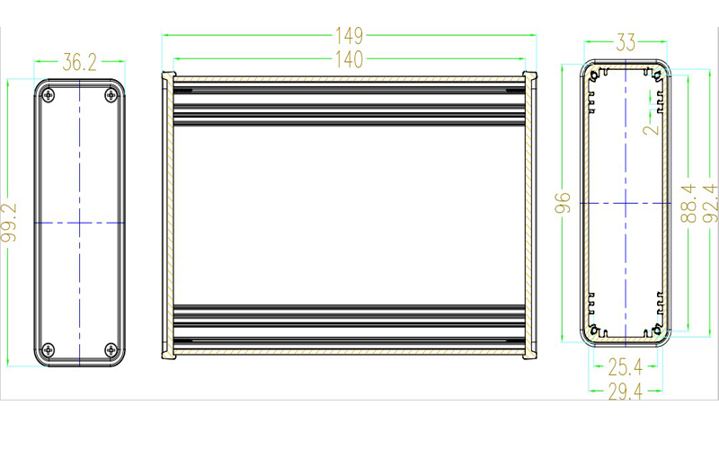 Aluminium box housing case for - Diy Electronics Project review and price